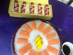 三文鱼刺身-老乡村美食农庄