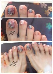 晕染 贝壳粉-挚爱美甲Bloved Nail