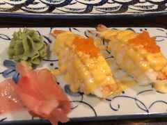 炙烧芝士熟虾寿司-西村居酒屋