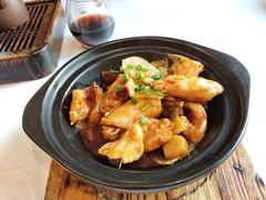 黑椒焗脆鲩骨-景月阁空中食府(希尔顿酒店)