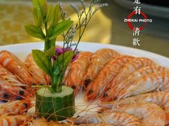 白灼花虾-金水门银河酒楼(新埠岛店)