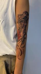 手臂-周忆刺青原创设计定制