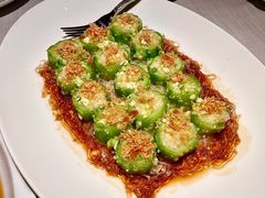金蒜瑶柱蒸广东丝瓜-莉莉海堂HAITANG·烤鸭(国贸商城店)