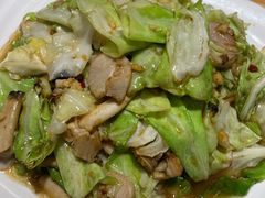 包菜炒天鹅蛋-天盛海鲜烧烤大排档·本地小海鲜·牟平腿穗子(幸福店)