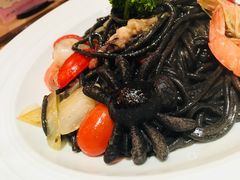 WOW海鲜墨鱼汁意面-必胜客(省府店)