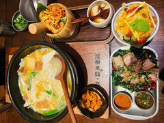 大理芒果乳扇丝-银米·云南传统过桥米线(双廊黑金冠店)
