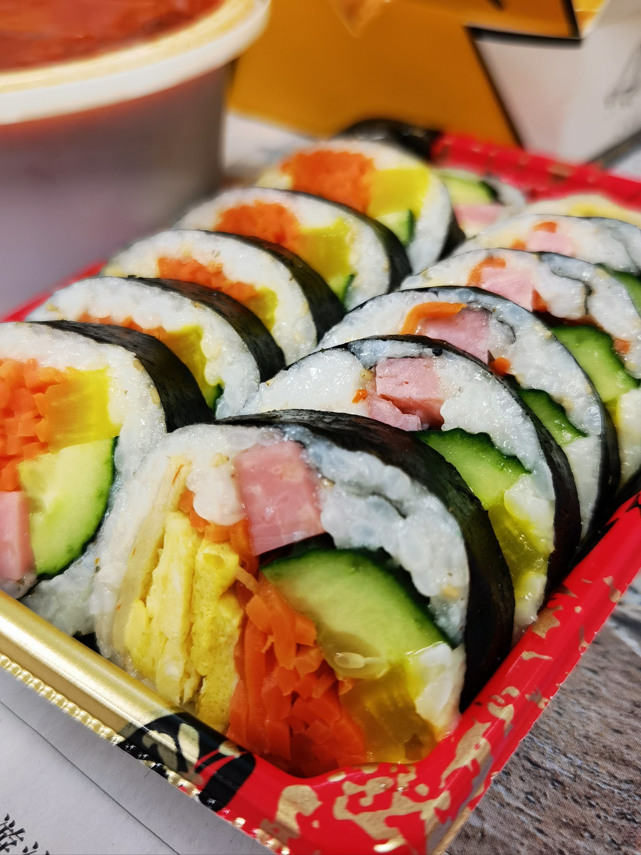 😃这家有0沙拉的紫菜包饭🍱