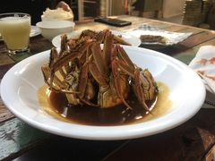 黄酒焗蟹-青桃餐厅