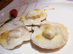 芝士烧扇贝-遇花缘·点心·中西融合菜(美吉特广场店)