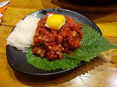 生拌牛肉-金山烤肉(中兴公园店)
