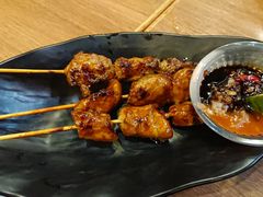 羊肉沙嗲-班兰叶印尼美食