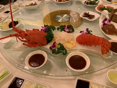 龙虾刺身三吃-九花山烤鸭店