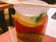 西瓜火龙果冷泡茶-卡朋厨房(289艺术园区店)