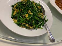 韭菜地皮炒鸡蛋-安徽人家(奥体店)