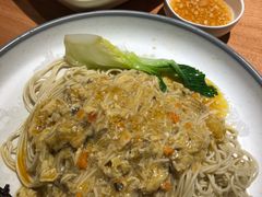 招牌蟹黄金黄金拌面-姚面记·海派家常菜(恒基名人购物中心店)