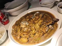 茄子炖蚬子-日丰园海肠水饺·老字号大连海鲜(和平广场店)