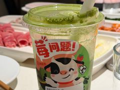 莓莓抹茶牛乳-海底捞火锅(外滩店)