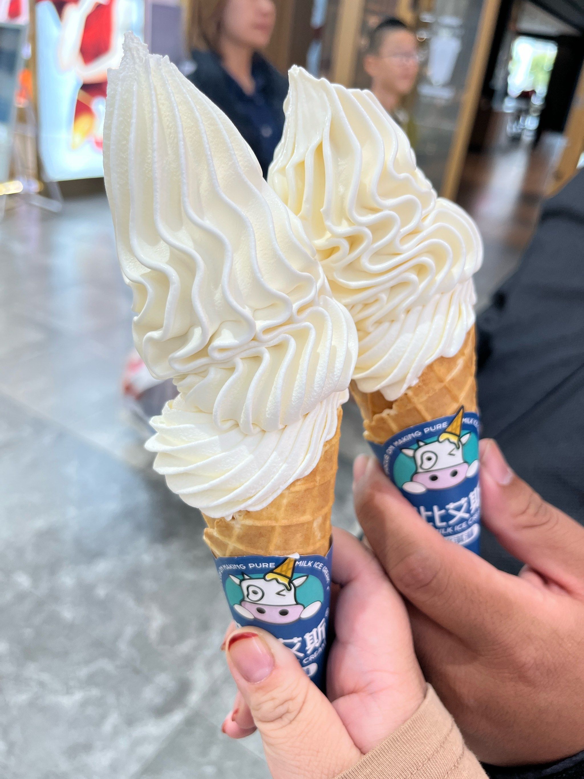 奶油超浓郁的冰淇淋!