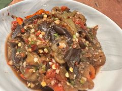 滇味凉拌茄子-浩海火燒雲傣家菜(芮欧百货店)