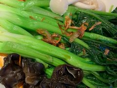 白灼菌菇菜心-新白鹿餐厅(虹桥南丰城店)