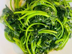 蒜蓉番薯叶-崖口红树林海鲜餐厅