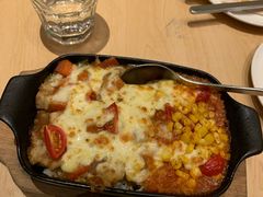 浓香咖喱鸡拼芝士肉酱焗饭-乐凯撒披萨(领展广场店)