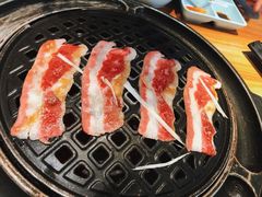 烤香葱牛五花-小米烤肉-泥炉炭烤(常营店)