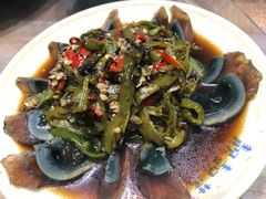 时令皮蛋拌馓子-靓靓蒸虾(恩施新天地店)