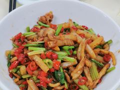 酸萝卜炒牛肚丝-笨罗卜浏阳菜馆(罗湖文和友店)