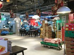 大堂-盒马鲜生(文景博乐里购物广场店)