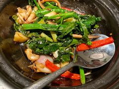 芥兰苗啫鲜鱿-大榕树下顺德菜(融创茂店)