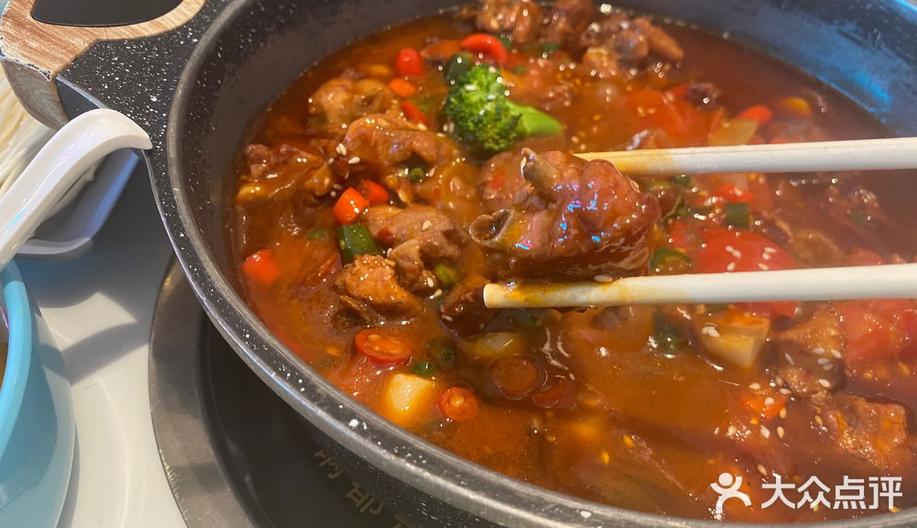 环境不错味道也好好吃的番茄鸡🍅