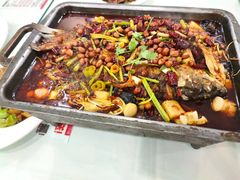 香辣烤鱼-孟记粥铺·家常菜·烧烤·粥(亚运村店)