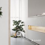 沙发旁的桌子和吊灯垂直，方便在沙发上看看书