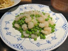 河虾仁炒小豌豆-庐灶江南·江南菜·四合院Bistro(东直门雍和宫·原华侨宾馆店)