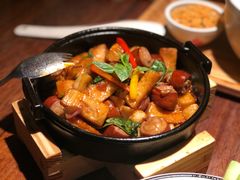 九层塔三杯套肠-食锦记·福建私房菜(浦西万达店)