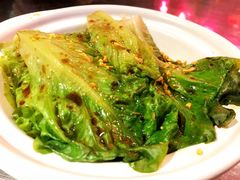 金蒜脆生菜-陈鹏鹏潮汕菜(宝安机场T3航站楼店)