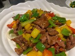彩椒牛肉清拌面-文三里屯面馆(三里屯店)