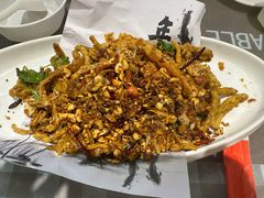 干煸茶树菇-百味地锅鸡(二店·财校分店)