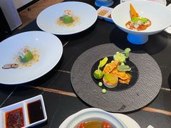 白茶羊肚菌松茸竹笙汤-次第花开素食雅宴
