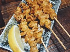 盐烤鸡皮-鸟鸣门屋台料理(金帝银泰店)