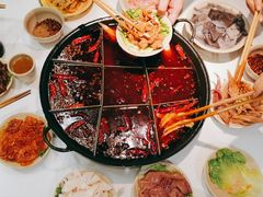鲜鸭血-朱氏胖子烂火锅(洪崖洞店)
