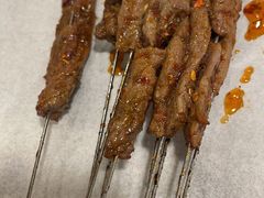 秦川黄牛招牌烤肉筋-叁宝烧烤 西安烧烤 领跑品牌(学府路店)