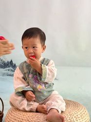 -海岸风光儿童摄影