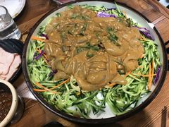 五彩大拉皮-五谷粮煎饼卷大葱(景星店)