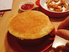 鸡肉蘑菇法式稣盒-必胜客(机场路店)