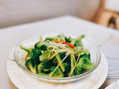 豉油西兰花-京秀缘蒸汽海鲜农家菜大馅蒸饺