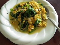 小白菜鸡蛋炒蚬子肉-牟传仁饭庄(星海店)