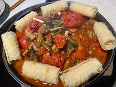 -贵州辣子鸡番茄鸡