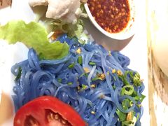 -蝶豆花蓝面条